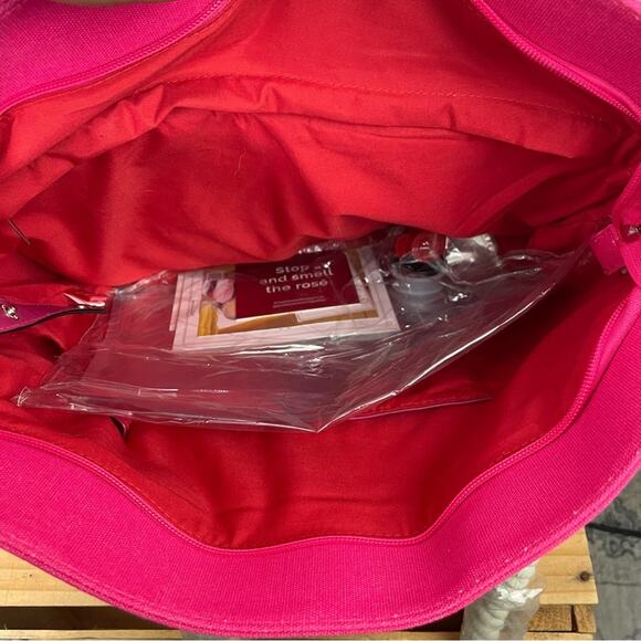 Porto Vino canvas tote insulated compartment NWT - Picture 8 of 16